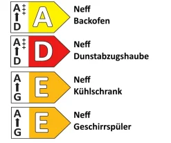 Einbauküche Esilia, sand, inkl. Neff Elektrogeräte