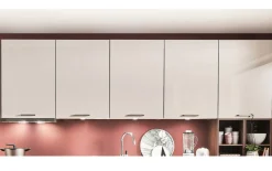 Einbauküche Flash, magnolia, inkl. Siemens Elektrogeräte