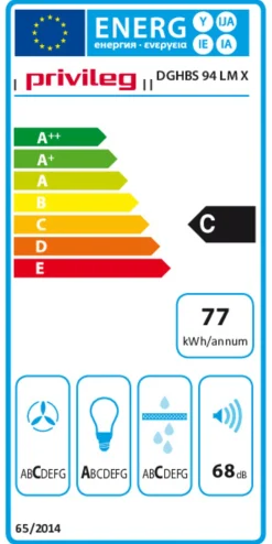 Einbauküche Flash, schiefer, inkl. Privileg Elektrogeräte