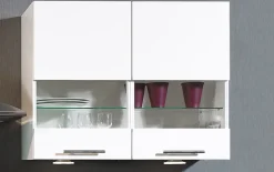 Einbauküche Focus, Lack weiß Ultra-Hochglanz, inkl. Elektrogeräte