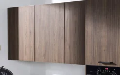 Einbauküche Forst/Rosian, sand/Nussbaum Nachbildung, inkl. AEG Elektrogeräte