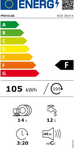 Einbauküche Inista, Stahl gebürstet, inkl. Privileg Elektrogeräte