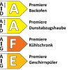 Einbauküche IP 1200, beton Nachbildung/burgundrot, inkl. Elektrogeräte