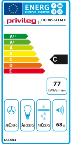 Einbauküche IP1200, graphit, inkl. Privileg Elektrogeräte
