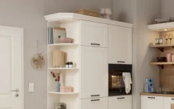 Einbauküche IP4250, magnoliaweiß, inkl. Elektrogeräte