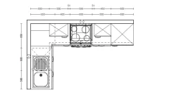 Einbauküche IP 1200, magnolienweiß, inkl. Privileg Elektrogeräte