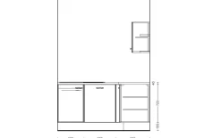 Einbauküche IP 1200, magnolienweiß, inkl. Privileg Elektrogeräte