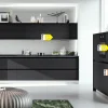 Einbauküche IP 1200, schwarz, inkl. Privileg Elektrogeräte