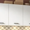 Einbauküche IP 1200, weiß/Eiche hell Nachbildung, inkl. Elektrogeräte