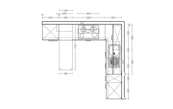 Einbauküche Laser/Structura, steingrau Lack matt, inkl. Elektrogeräte