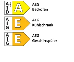 Einbauküche Lenzen/Rosian, Eiche Sierra Nachbildung, inkl. AEG Elektrogeräte