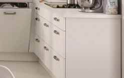 Einbauküche Lenzen, weiß softmatt, inkl. Elektrogeräte