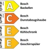 Einbauküche Nordina, schiefergrau, inkl. Bosch Elektrogeräte