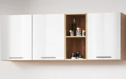 Einbauküche Perfect brillant, weiß, inkl. Privileg Elektrogeräte