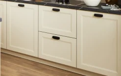 Einbauküche Ravenna, creme magnolie, inkl. AEG Elektrogeräte