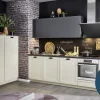 Einbauküche Ravenna/Uno, creme, inkl. Privileg Elektrogeräte