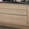 Einbauküche Riva, Eiche San Remo Nachbildung, inkl. Bora Muldenlüfter und inkl. Elektrogeräte
