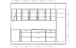 Einbauküche Stadum/Forst, Eiche Havanna Nachbildung, inkl. Privileg Geschirrspüler