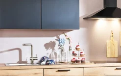 Einbauküche Stadum/Torna, Eiche Sierra Nachbildung, inkl. Elektrogeräte