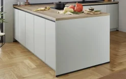 Einbauküche Sunta/Esilia, grafitschwarz matt, inkl. Siemens Elektrogeräte