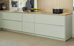 Einbauküche Sunta, jade, inkl. Neff Elektrogeräte