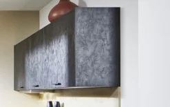 Einbauküche Uno, graphit matt, inkl. Miele Elektrogeräte