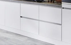 Einbauküche Uno, weiß, inkl. AEG Elektrogeräte