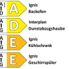 Einbauküche Wida, anthrazit, inkl. Elektrogeräte