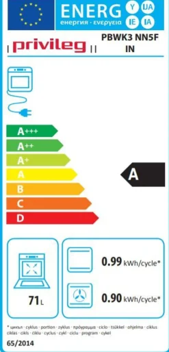 Einbauküche Wida, kaminrot, inkl. Privileg Elektrogeräte