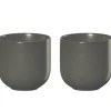 2er-Set Teebecher coppa nori, Porzellan, grün, 0,2 l