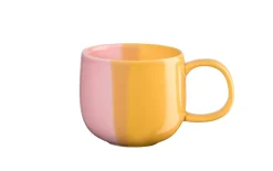 Espressotasse Joy, gelb/rosa, 0,09 l