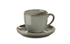 Espressotasse mit Unterteller saisons eucalyptus, 6,7 cm