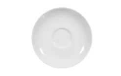 Espressountertasse Rondo Liane in weiß, 12 cm