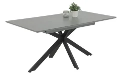 Esstisch Chiara T, Marmor Nachbildung, grau, inkl. Synchronauszug