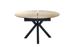 Esstisch Comedor, Granit/schwarz