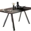 Esstisch ET158 Klu, slate schwarzgold