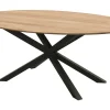 Esstisch Tarvos, Eiche massiv, oval
