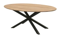 Esstisch Tarvos, Eiche massiv, oval