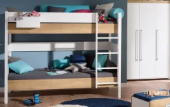 Etagenbett Kira, kreideweiß, 90 x 200 cm