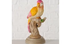 Figur Papagei, mehrfarbig, 20 cm