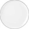 Frühstücksteller Lido Black Line, weiß, 20 cm
