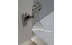Funktionsdrehtürenschrank Loft, weiß/Bianco Eiche, 300 x 216 cm