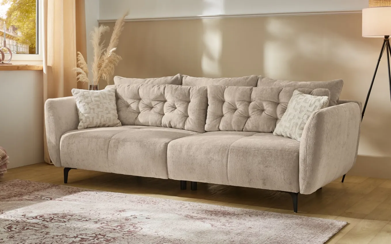 Funktionssofa Spa, beige, inkl. Kissen