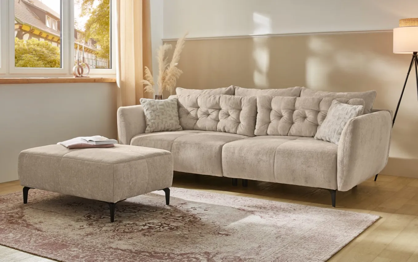Funktionssofa Spa, beige, inkl. Kissen