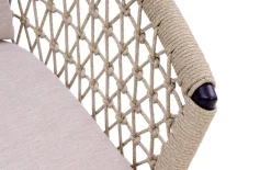 Gartendrehstuhl Riverton, anthrazit/beige
