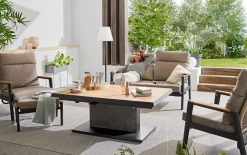 Gartensessel Latea, taupe/anthrazit, inkl. Verstellfunktion