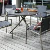 Gartenstuhl Amelie, grau/silber