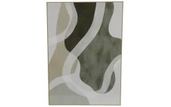 Gemälde, grün/schwarz, 60 x 90 x 2,5 cm