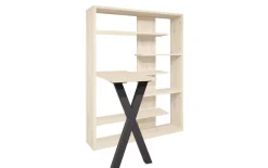 Gestell für Tischplatte Tetrix, anthrazit, 50 x 101 cm