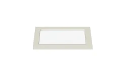 Glaseinlegeboden klein für Jutzler-Schränke, cremeweiß, Breite 48 cm
